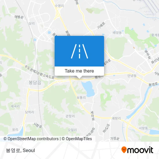 봉영로 map