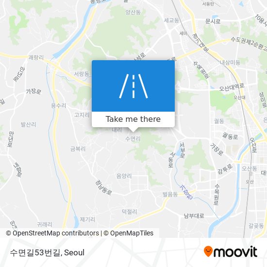 수면길53번길 map