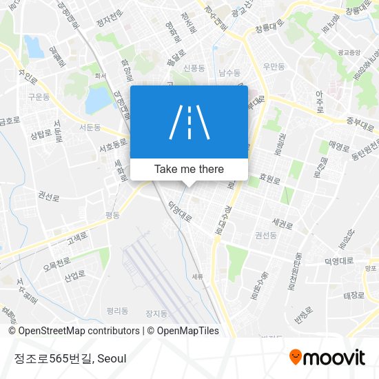 정조로565번길 map