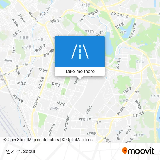 인계로 map