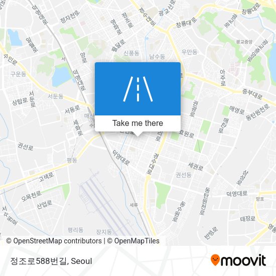 정조로588번길 map