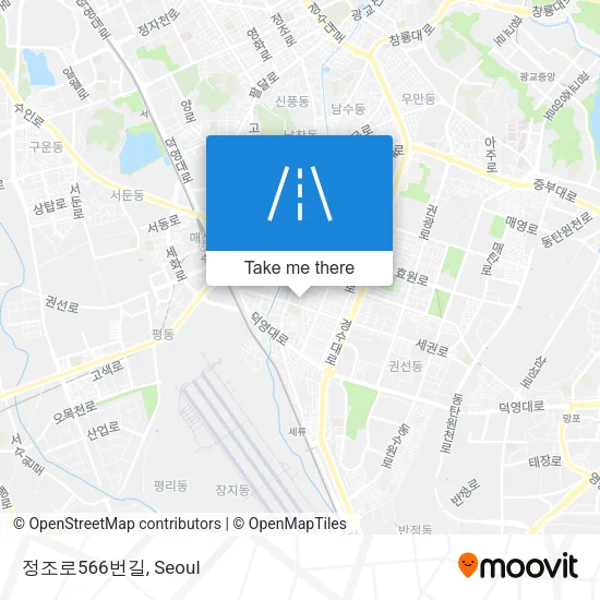 정조로566번길 map