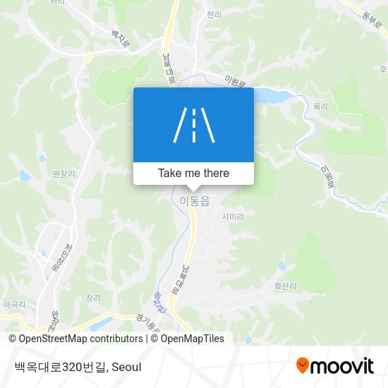 백옥대로320번길 map