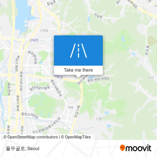 풀무골로 map