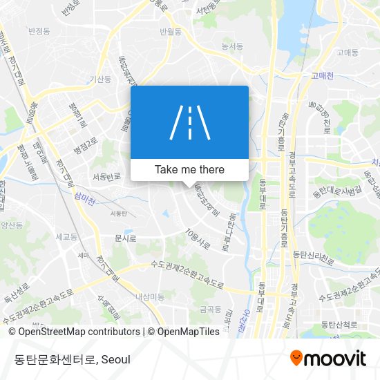 동탄문화센터로 map