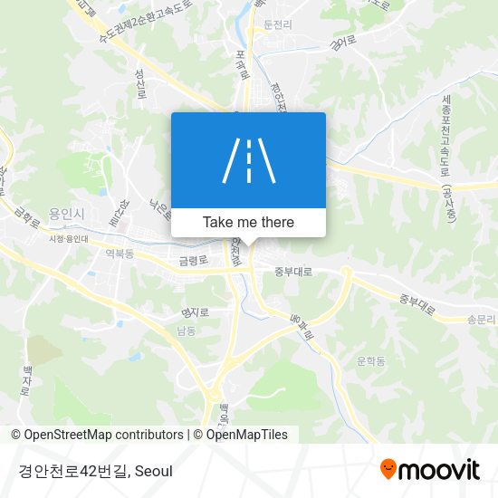 경안천로42번길 map