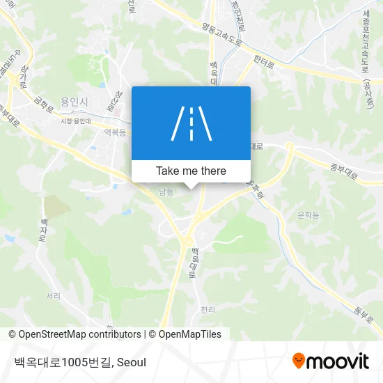백옥대로1005번길 map