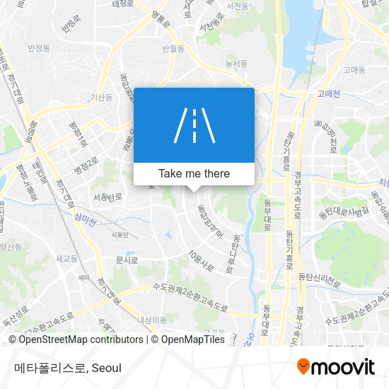 메타폴리스로 map