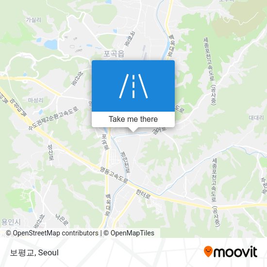 보평교 map