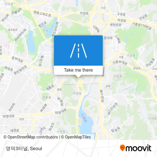 영덕3터널 map