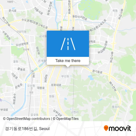 경기동로186번길 map