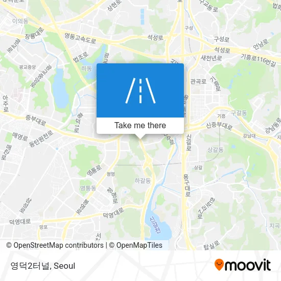 영덕2터널 map