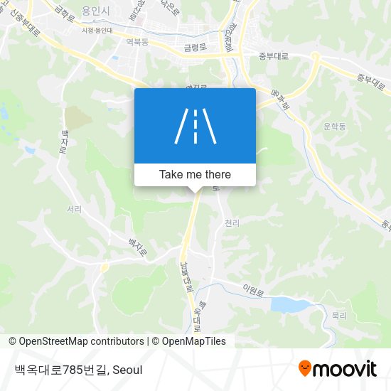 백옥대로785번길 map