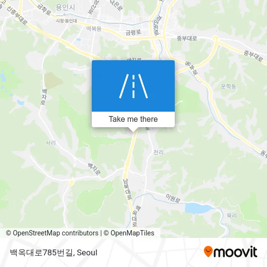 백옥대로785번길 map
