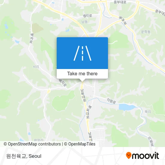 원천육교 map