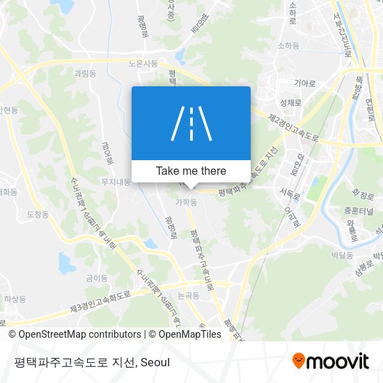 평택파주고속도로 지선 map