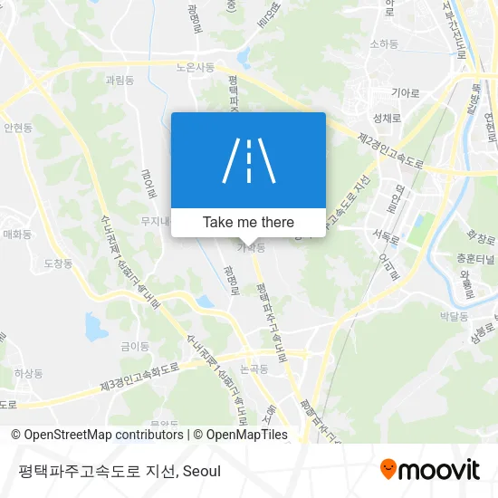 평택파주고속도로 지선 map