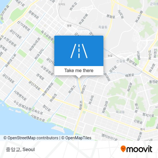 중앙교 map