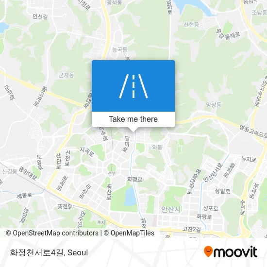 화정천서로4길 map