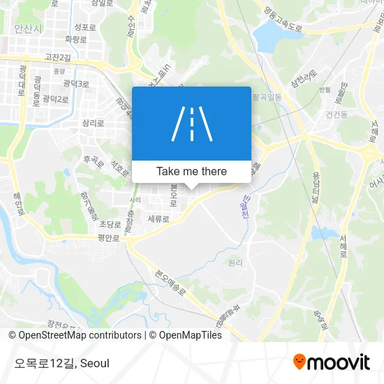 오목로12길 map