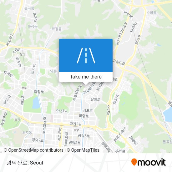 광덕산로 map