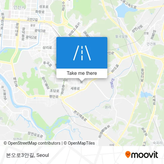 본오로3안길 map