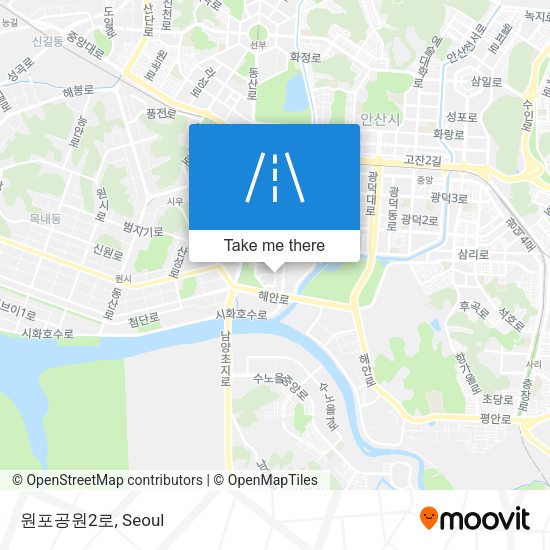 원포공원2로 map