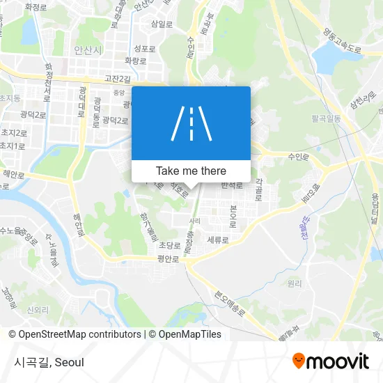 시곡길 map