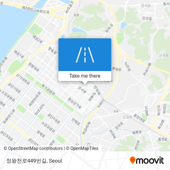 정왕천로449번길 map