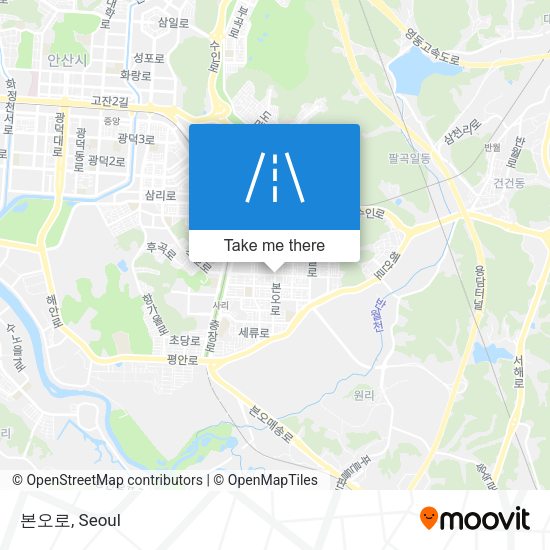 본오로 map