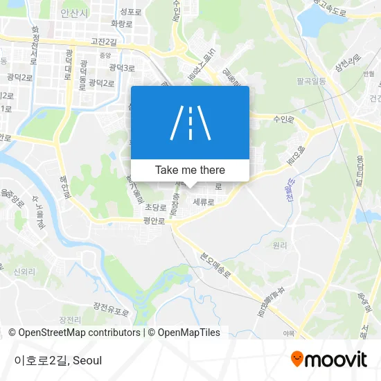 이호로2길 map