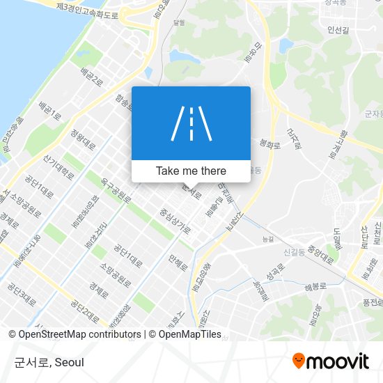 군서로 map