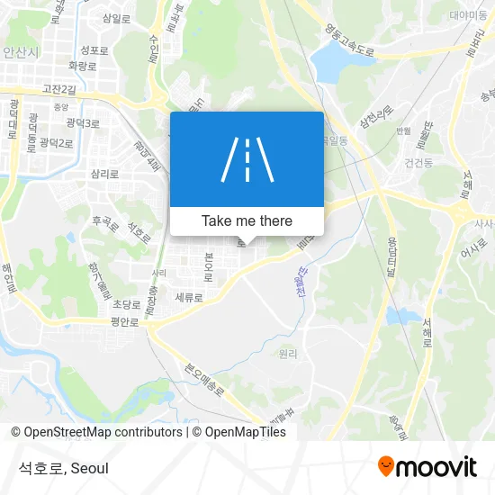 석호로 map