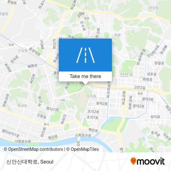 신안산대학로 map