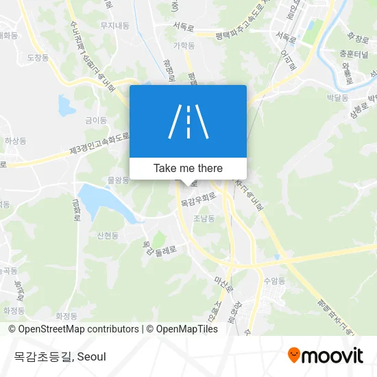 목감초등길 map