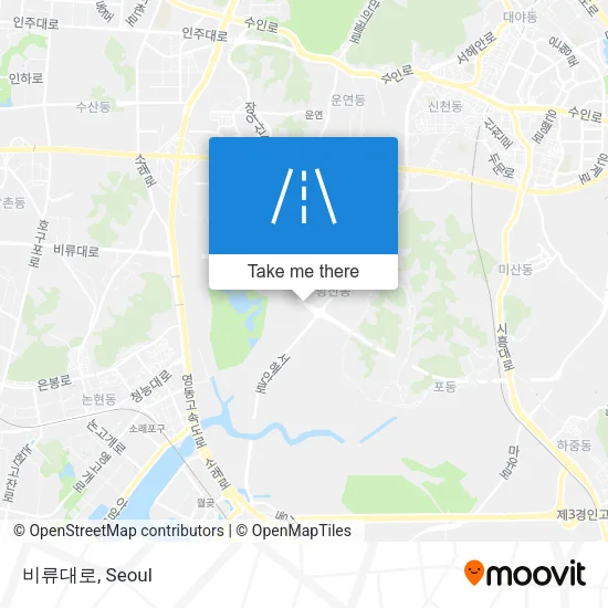 비류대로 map