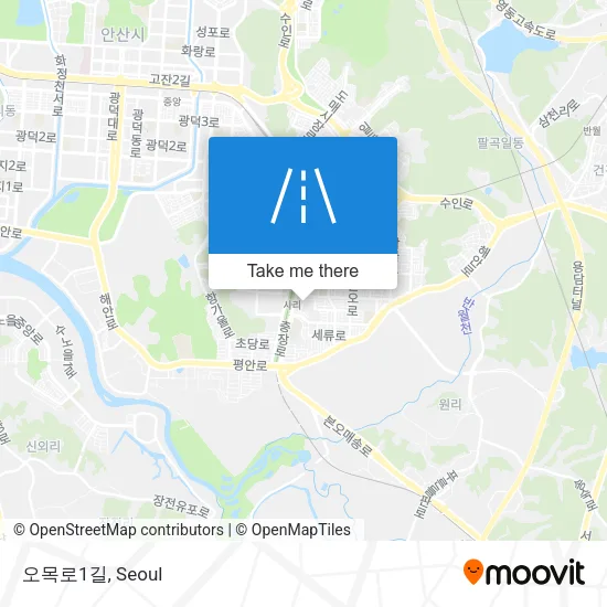 오목로1길 map