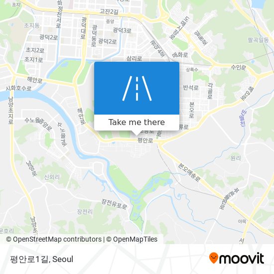 평안로1길 map