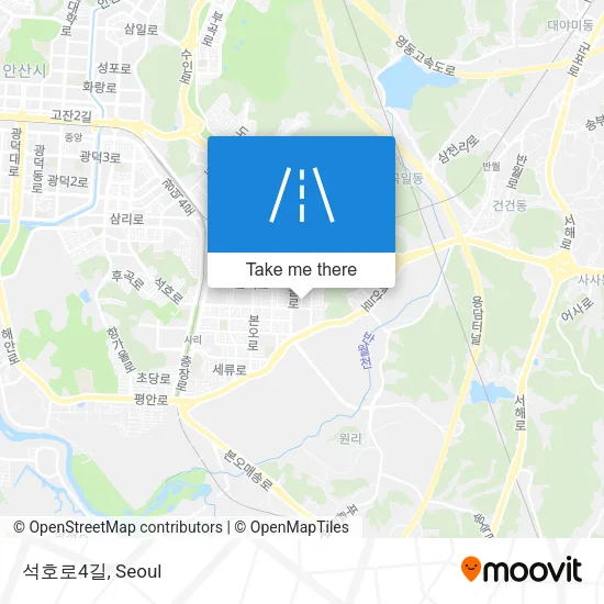 석호로4길 map