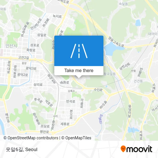 웃말6길 map