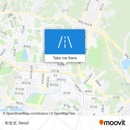 화랑로 map