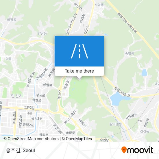 옹주길 map
