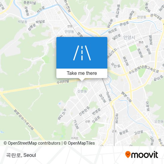 곡란로 map