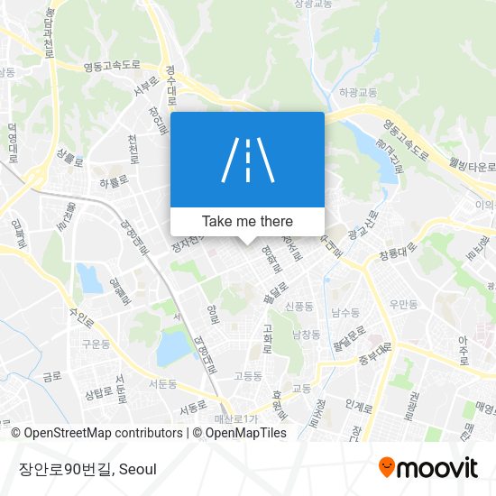 장안로90번길 map