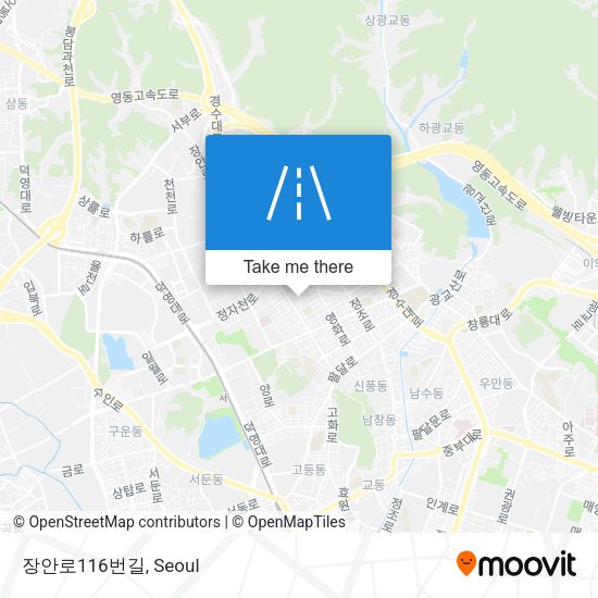 장안로116번길 map