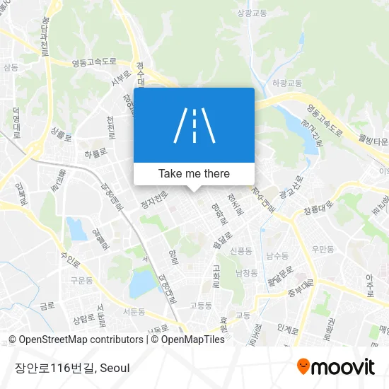 장안로116번길 map