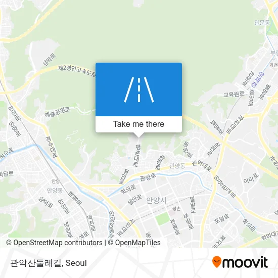 관악산둘레길 map