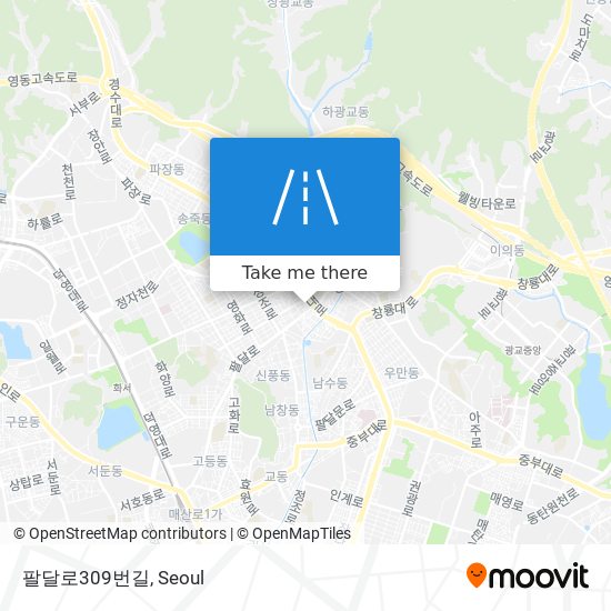 팔달로309번길 map