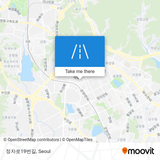 정자로19번길 map