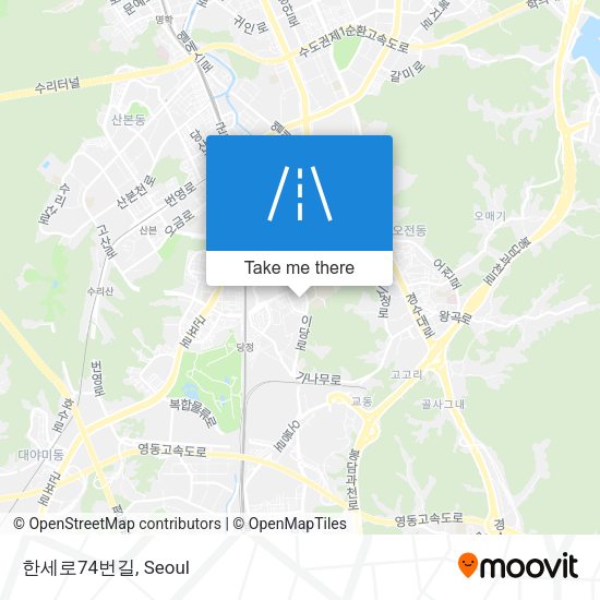 한세로74번길 map